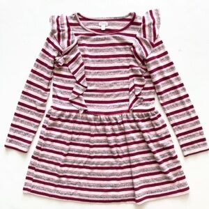 Gymboree ruffle shoulder soft dress EUC M(7-8Y)